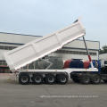 4 axles 80T Rear Dump Semi Trailer